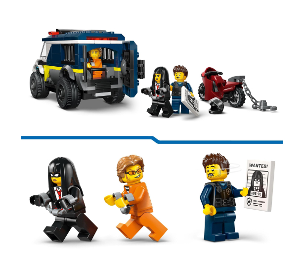 LEGO CITY 60479 Furgonetka policyjnego konwoju więziennego - 1473489 - zdjęcie 12